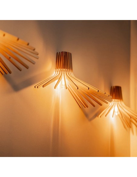 Applique Led bois Azur - Atelier Loupiote Leluminaireled.com