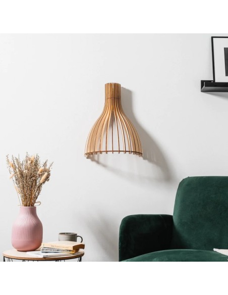 Applique Led bois Ariel - Atelier Loupiote Leluminaireled.com