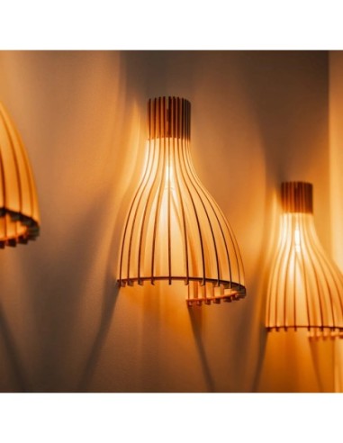 Applique Led bois Ariel - Atelier Loupiote Leluminaireled.com