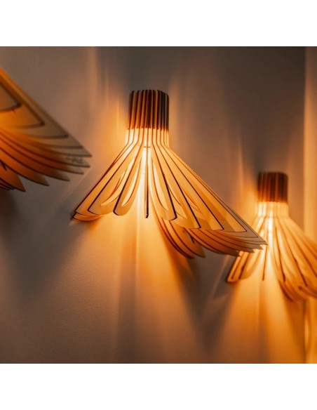 Applique Led bois Ava - Atelier Loupiote Leluminaireled.com