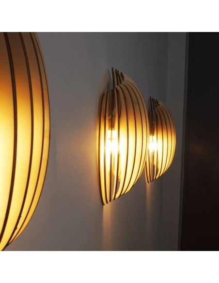 Applique Led bois Assia - Atelier Loupiote Leluminaireled.com