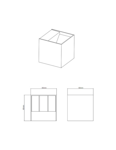 Applique extérieure étanche bi-directionnelle - Trio - Adaja Leluminaireled.com