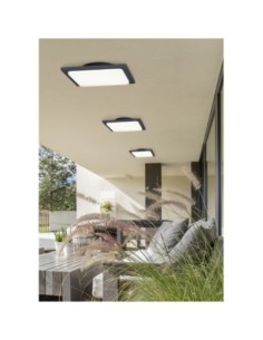 Plafonnier/Applique Led étanche anthracite 16W - Trio - Trave Leluminaireled.com 2