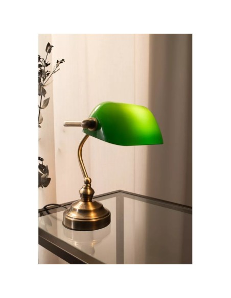 Lampe de table banquier verte - Markslöjd - Bankers Leluminaireled.com