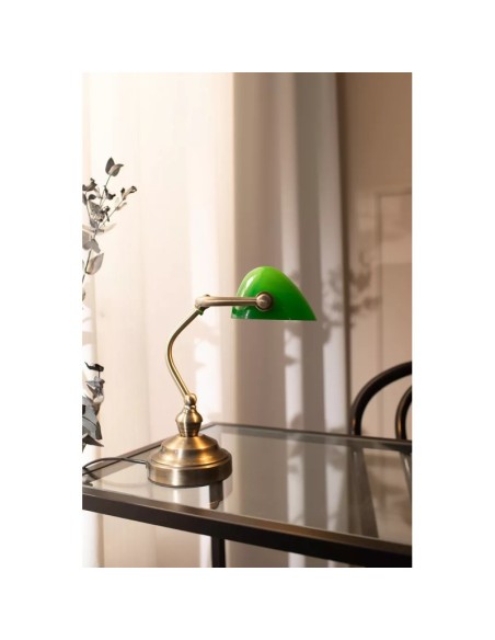 Lampe de table banquier verte - Markslöjd - Bankers Leluminaireled.com