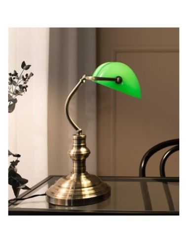 Lampe de table banquier verte - Markslöjd - Bankers Leluminaireled.com