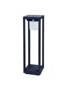 Borne Led extérieure solaire 50 cm a détecteur de mouvement - DDC Leluminaireled.com