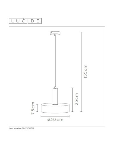 Suspension intérieure Led esthétique vintage - Lucide - Giada Leluminaireled.com