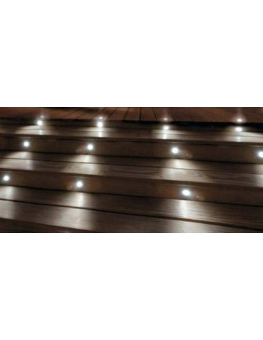 Encastré de balisage Led bas de mur carré orienté bas - Optonica Leluminaireled.com