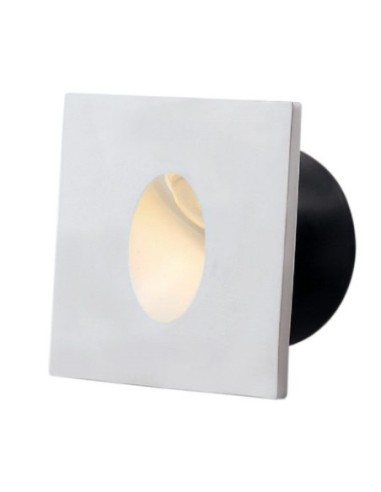 Encastré de balisage Led bas de mur carré orienté bas - Optonica Leluminaireled.com