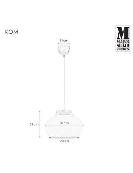 Suspension Led  bordeaux - Markslöjd - Kom Leluminaireled.com