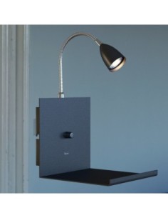 Applique Led USB variateur intégré noire - Markslöjd - Logi Leluminaireled.com 2