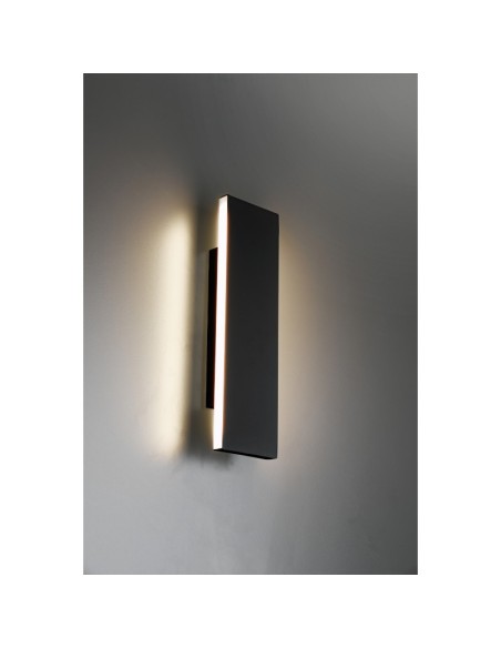 Applique  Led murale intérieure 6W 2x600 lumens anthracite - Trio - Concha Leluminaireled.com