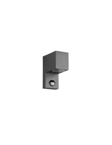 Applique extérieure aluminium avec détecteur carrée - Trio - Roya Leluminaireled.com