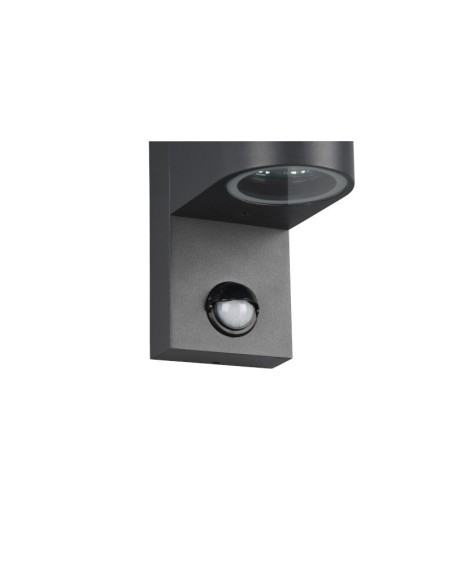 Applique extérieure aluminium avec détecteur ronde - Trio - Roya Leluminaireled.com