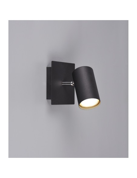 Applique Led  culot GU10 noir - Trio - Marley I Leluminaireled.com