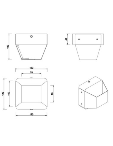 Applique Led murale intérieure bois et métal nickel  - Trio - Arino Leluminaireled.com