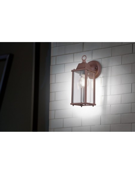 Applique murale extérieure culot E27 rouille - Trio - Olona Leluminaireled.com