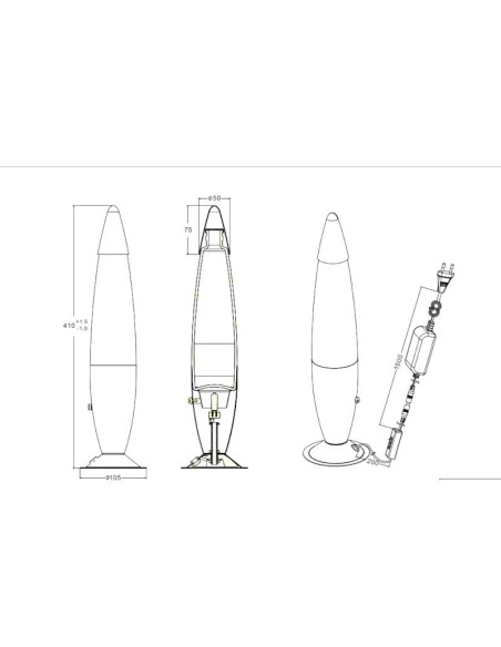 Lampe d\'ambiance vintage rouge - Trio - Lava Leluminaireled.com