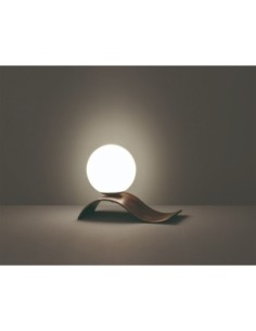 Lampe de table design culot E14 cuivre - Trio - Lara Leluminaireled.com