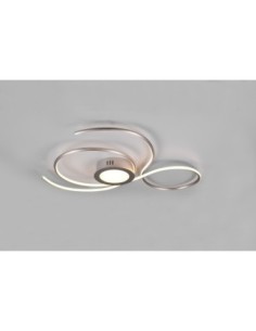 Plafonnier Led intégrée luminosité variable  GM gris - Trio - Jive Leluminaireled.com 2