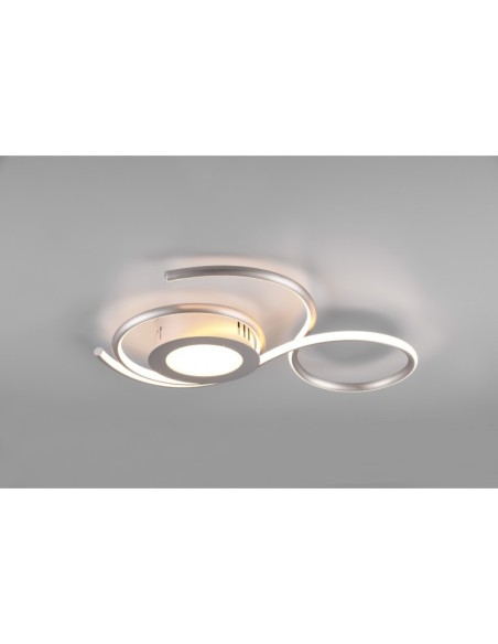 Plafonnier/applique Led intégrée luminosité variable PM gris - Trio - Jive Leluminaireled.com
