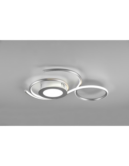Plafonnier/applique Led intégrée luminosité variable PM gris - Trio - Jive Leluminaireled.com