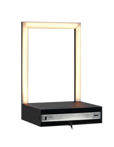 Applique murale décorative éclairage blanc chaud noire - Markslöjd - Pablo Leluminaireled.com