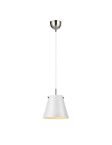 Suspension Led design scandinave métal culot E27 blanche - Markslöjd - Tribe Leluminaireled.com