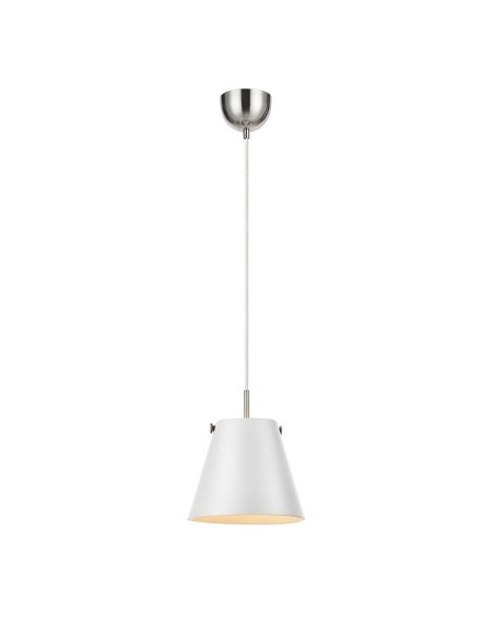 Suspension Led design scandinave métal culot E27 blanche - Markslöjd - Tribe Leluminaireled.com