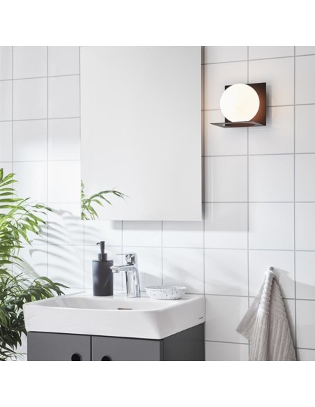 Applique Led murale étanche design Joakim Thedin noire - Markslöjd - Zenit Leluminaireled.com