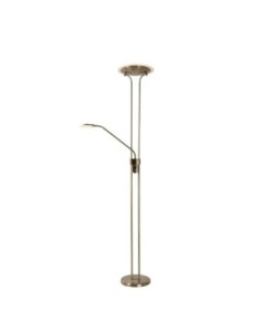 Lampadaire Led dimmable avec liseuse bronze - Lucide - Champion Leluminaireled.com