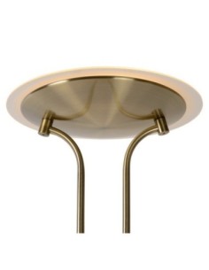 Lampadaire Led dimmable avec liseuse bronze - Lucide - Champion Leluminaireled.com 2