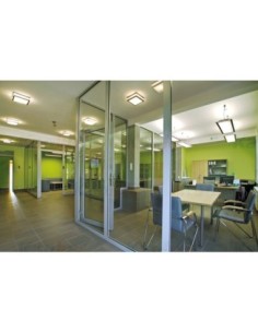 Plafonnier Led étanche antivandalisme carré - Kanlux - Jurba Leluminaireled.com 2