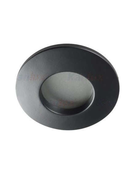 Support spot Led encastrable noir étanche rond - Kanlux -  Qules Leluminaireled.com