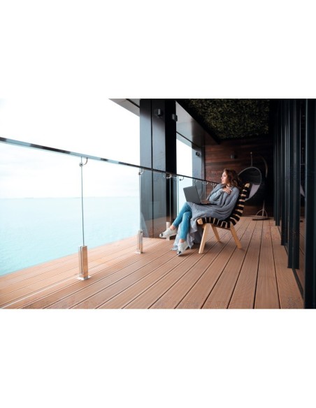 Applique extérieure carrée couleur graphite Led intégré  - Kanlux - Reka Leluminaireled.com