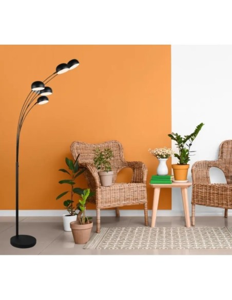 Lampadaire Led 5 lampes culot E14 - Trio - Dito Leluminaireled.com