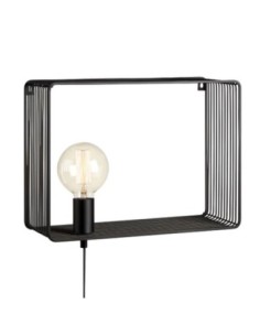 Applique Led noire culot E27 - Markslöjd - Shelf Leluminaireled.com