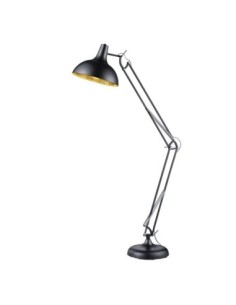 Lampadaire noir Led culot E27 - Trio- Salvador Leluminaireled.com