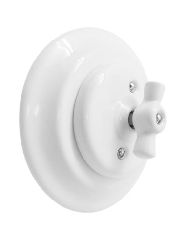 Interrupteur rétro porcelaine - Girard-Sudron - Rétro Charm Leluminaireled.com