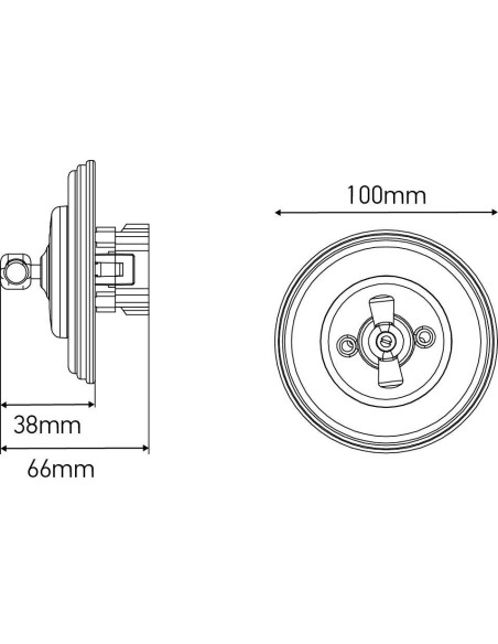 Interrupteur rétro porcelaine - Girard-Sudron - Rétro Charm Leluminaireled.com