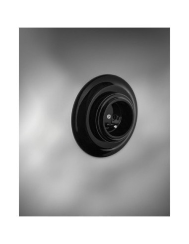 Prise de courant rétro porcelaine - Girard-Sudron - Rétro Charm Leluminaireled.com