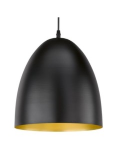 Suspension Led  style industriel métal noir - Fischer & Honsel - Poncho Leluminaireled.com 2