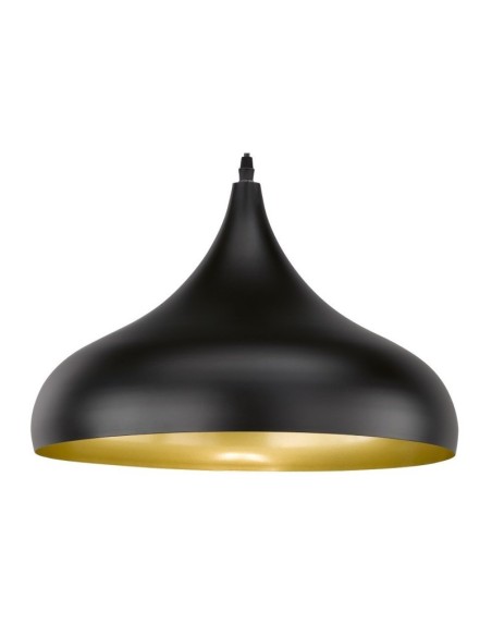 Suspension Led  style industriel métal noir - Fischer & Honsel - Poncho Leluminaireled.com