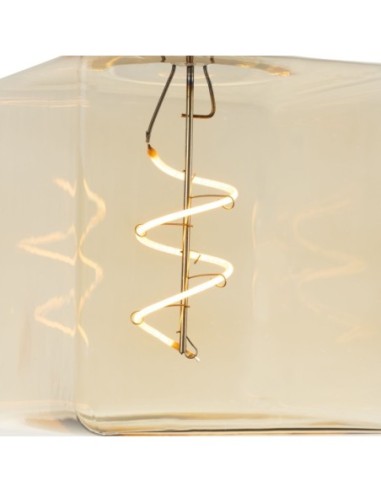 Ampoule décorative Led Ice Cube à filament E27 ambrée - Girard-Sudron Leluminaireled.com