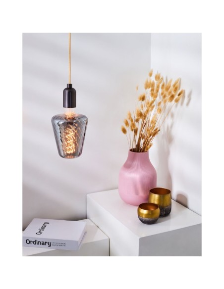 Ampoule Led décorative filament torsadés Ballet E27 120 4 W fumée - Girard-Sudron Leluminaireled.com