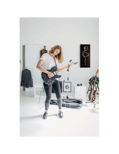 Applique tableau noire flamant rose Mantra bois IP20 22W 4000K 1100 Lumens