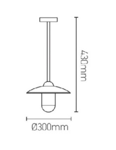 Suspension extérieure Led métal noir - Girard-Sudron - Sador 2