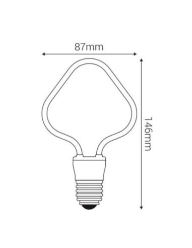 Strawberry - Girard-Sudron - Ampoule Led E27 Feel dessin technique