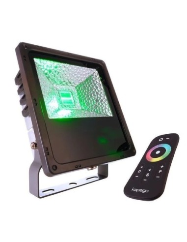 Projecteur Led  RGB radio fréquence 30 watts  Flood RF II - 30 - Deko Light Leluminaireled.com